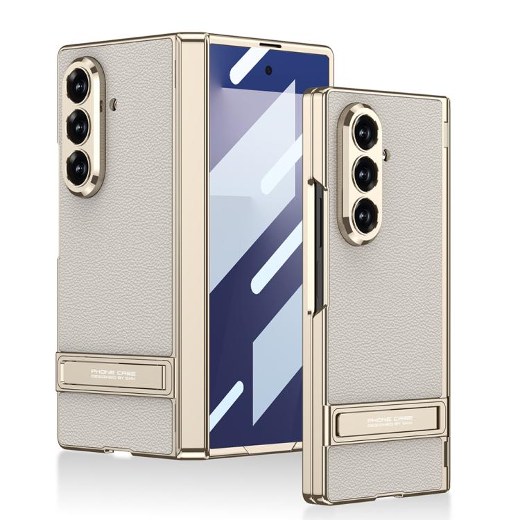 GKK Integrated Triumph Phantom Magnetic Leather Phone Case with Holder