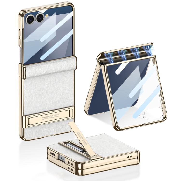 GKK Integrated Triumph Phantom Magnetic Leather Phone Case with Holder