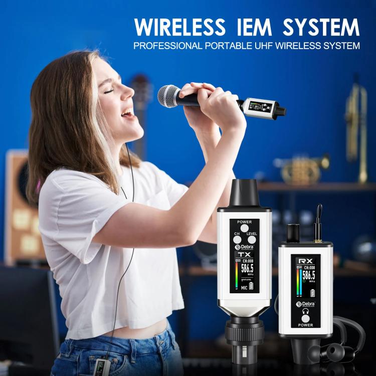 DEBRA EMX-1 Portable Wireless Monitor System Receiver + Earphones
