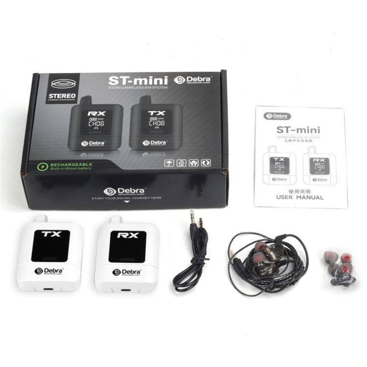 DEBRA ST-mini 2.4G Stereo Wireless Monitor System Transmitter & Receiver