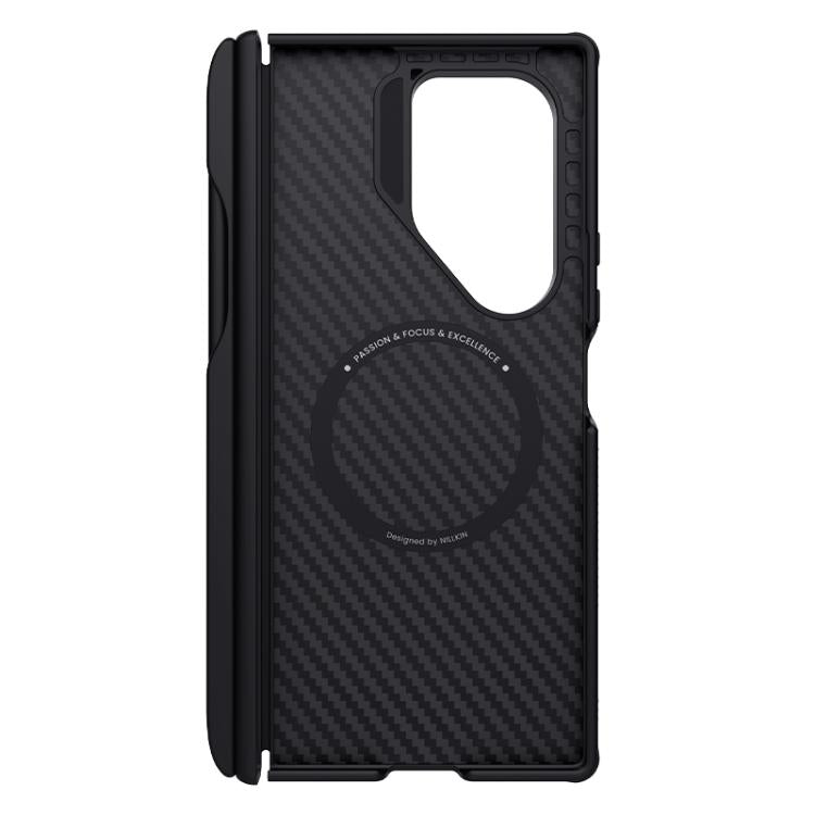 NILLKIN Fiber Shield Pro Magnetic Version Aramid Fiber TPU Phone Case with Stylus, For Samsung Galaxy Z Fold7 5G