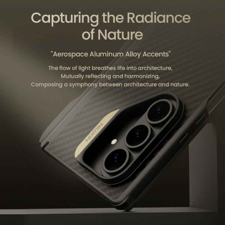 NILLKIN Fiber Shield Pro Magnetic Version Aramid Fiber TPU Phone Case with Stylus, For Samsung Galaxy Z Fold7 5G