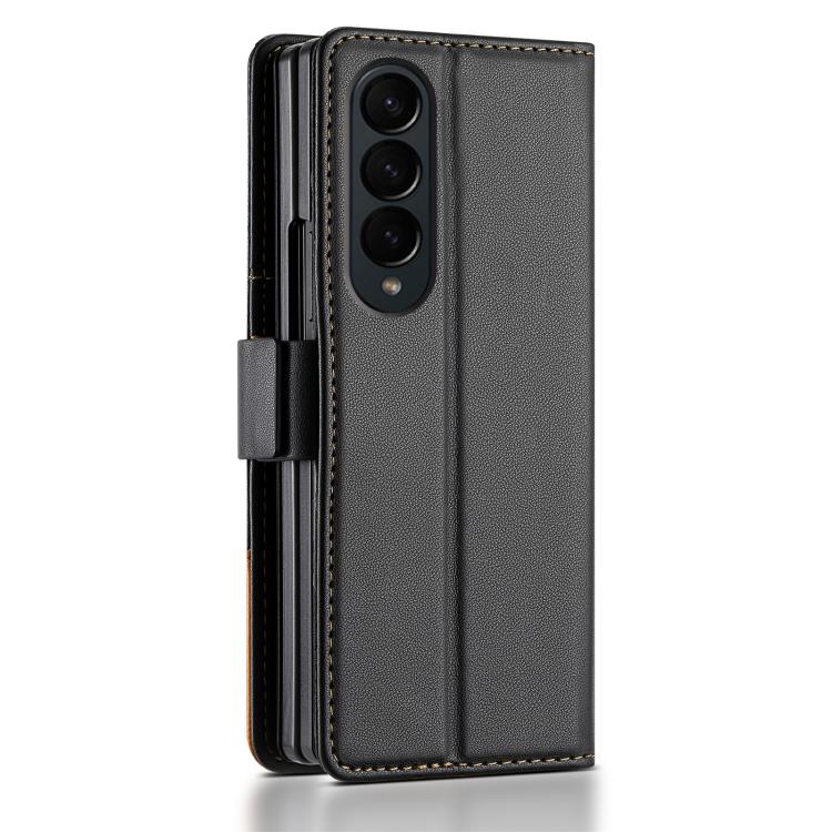 N.BEKUS P3 RFID Stitching Magnetic Flip Leather Phone Case