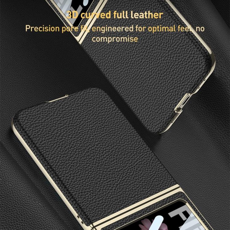 GKK Integrated Plating Leather Phone Case