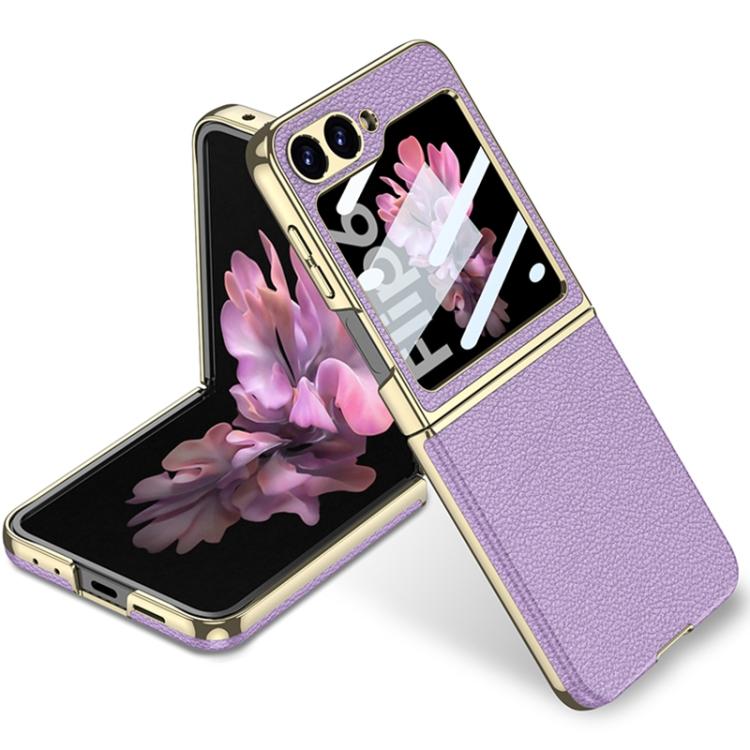 GKK Integrated Plating Leather Phone Case