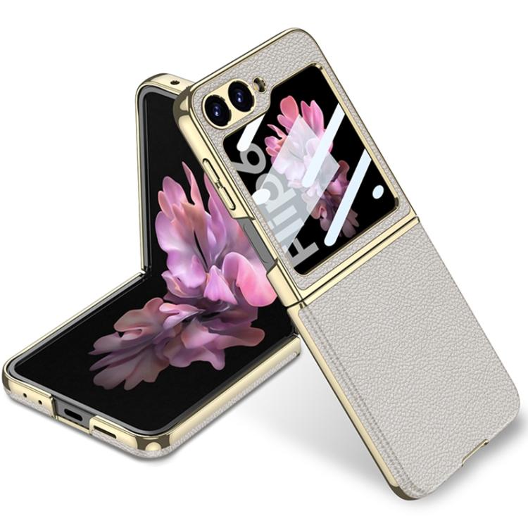 GKK Integrated Plating Leather Phone Case