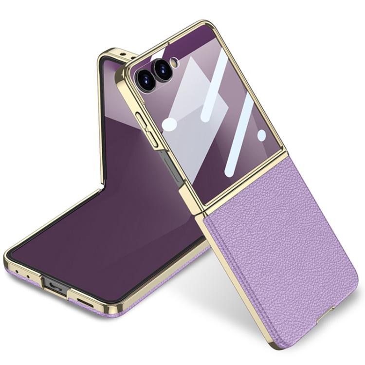 GKK Integrated Plating Leather Phone Case