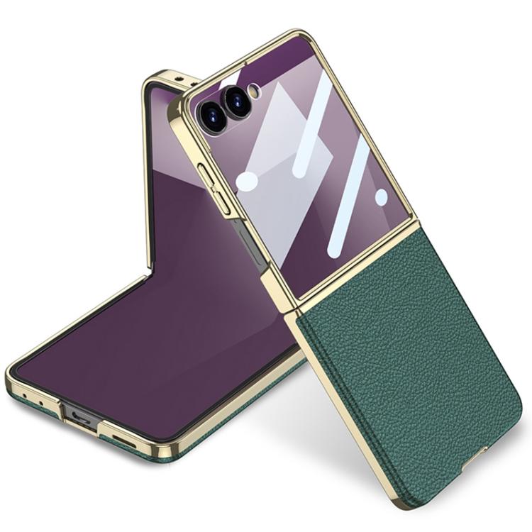 GKK Integrated Plating Leather Phone Case