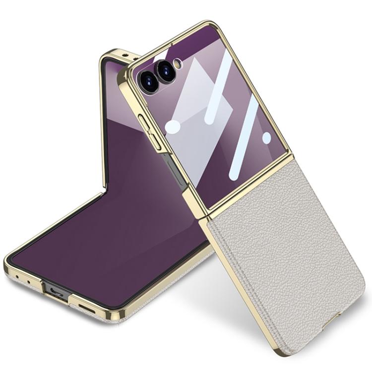 GKK Integrated Plating Leather Phone Case