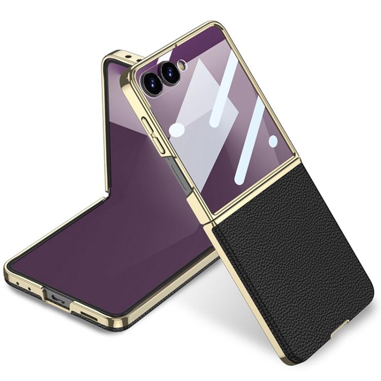 GKK Integrated Plating Leather Phone Case