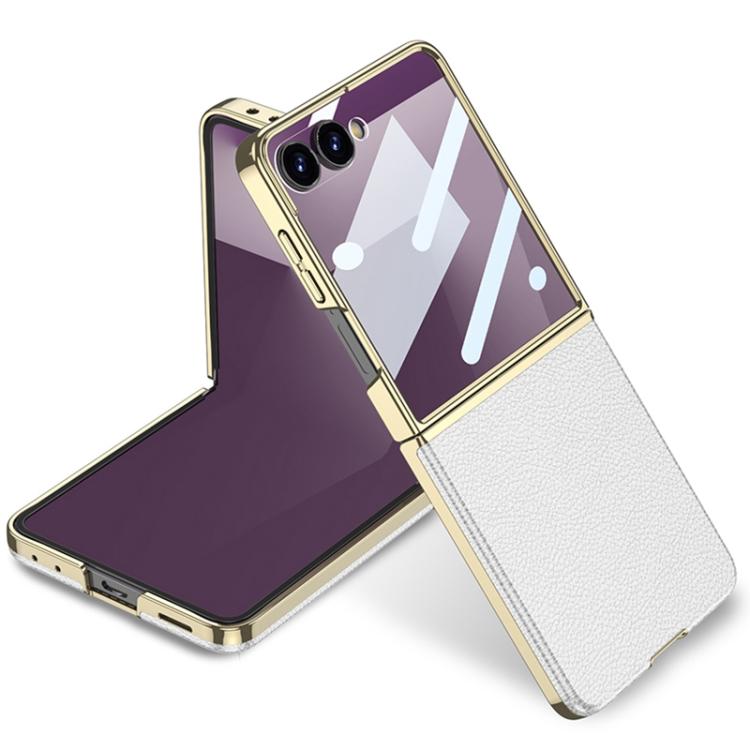 GKK Integrated Plating Leather Phone Case