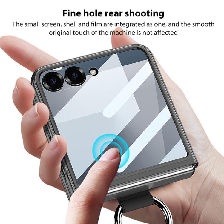 GKK Integrated Large Window PC Ring Holder Phone Case