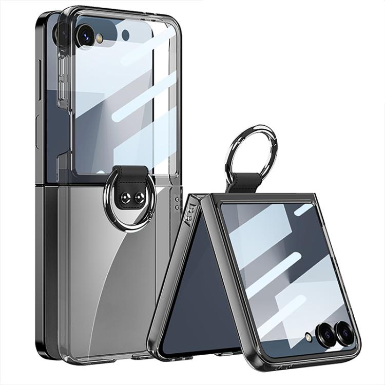 GKK Integrated Large Window PC Ring Holder Phone Case