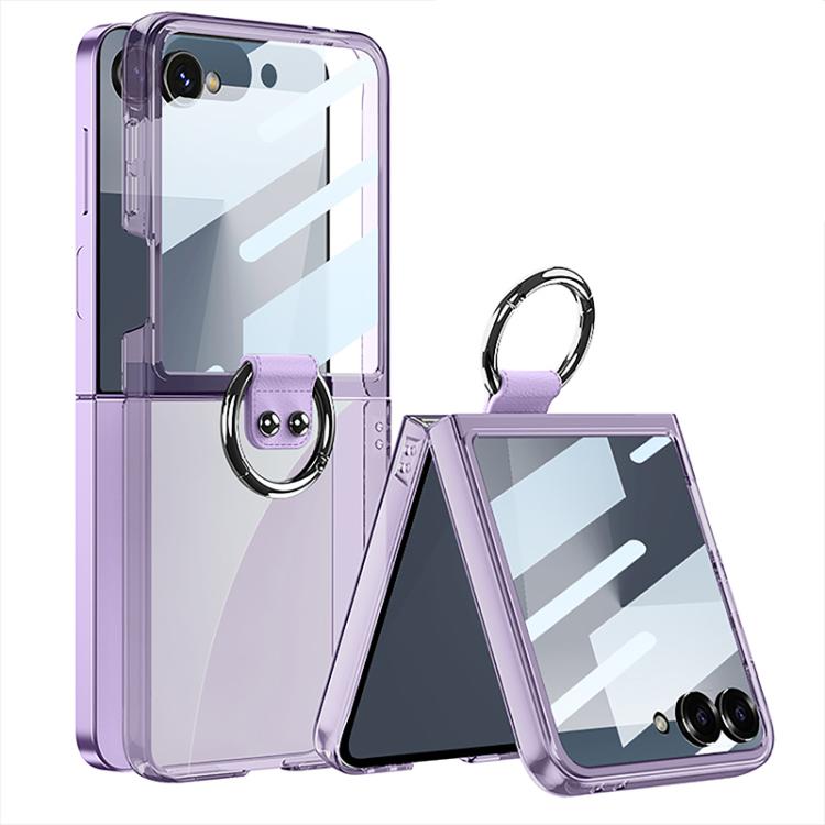 GKK Integrated Large Window PC Ring Holder Phone Case