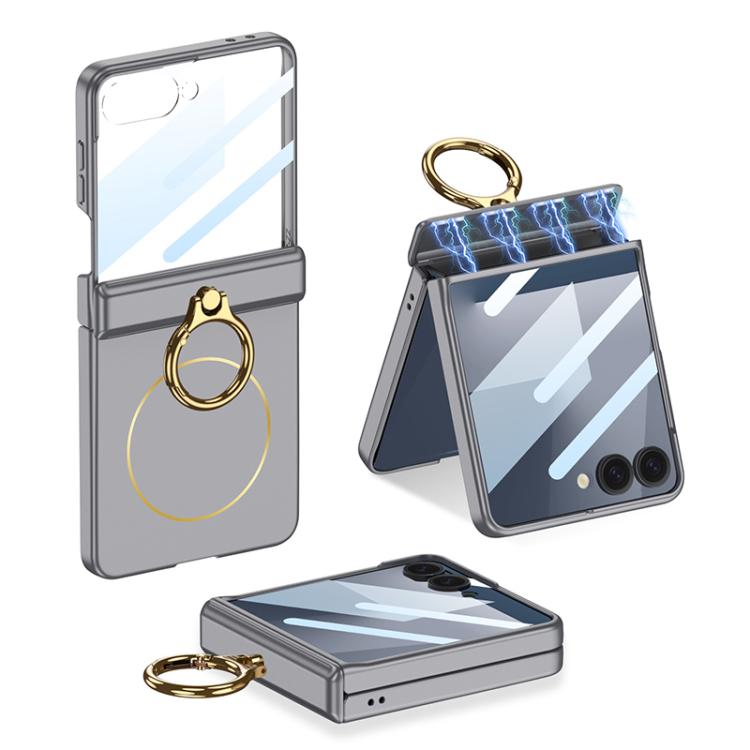 GKK MagSafe Magnetic Hinged Flip Case with Ring Holder