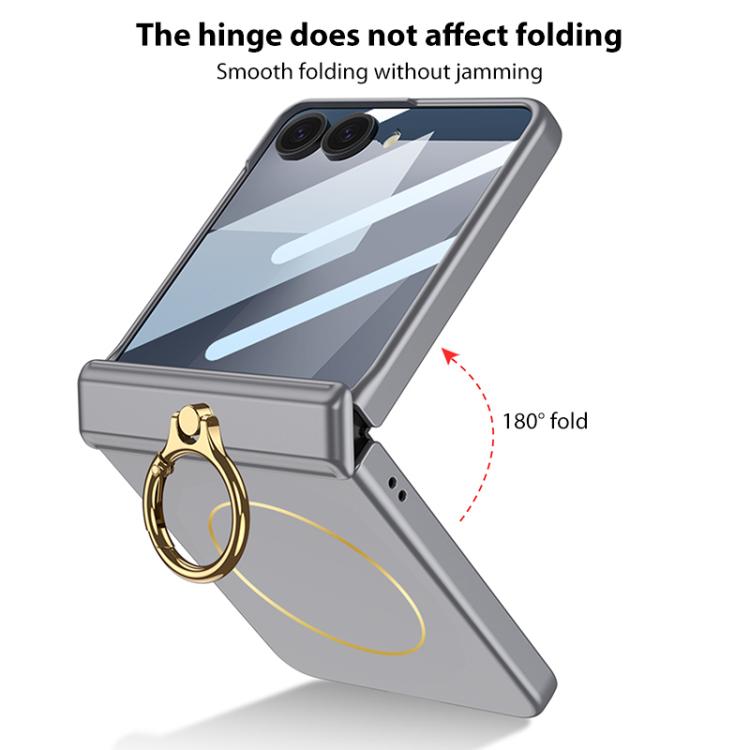 GKK MagSafe Magnetic Hinged Flip Case with Ring Holder