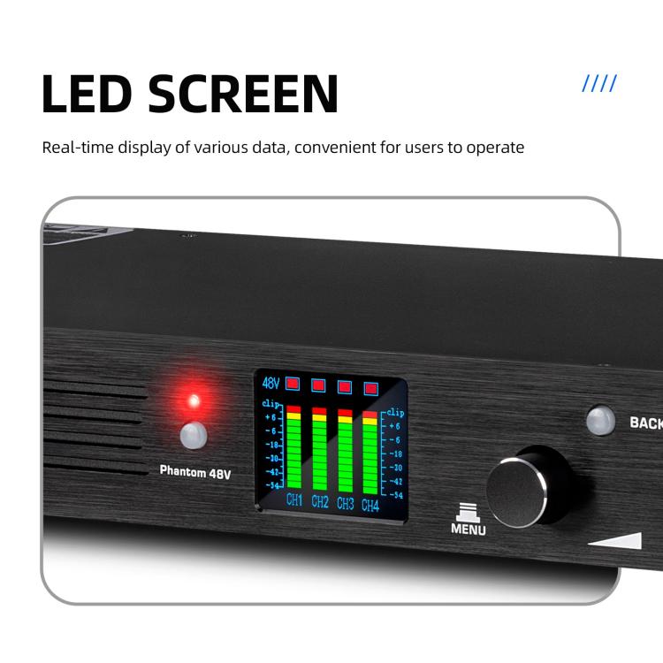 DEBRA FBX4040 DSP Feedback Suppressor Microphone Anti-howling Audio Processor