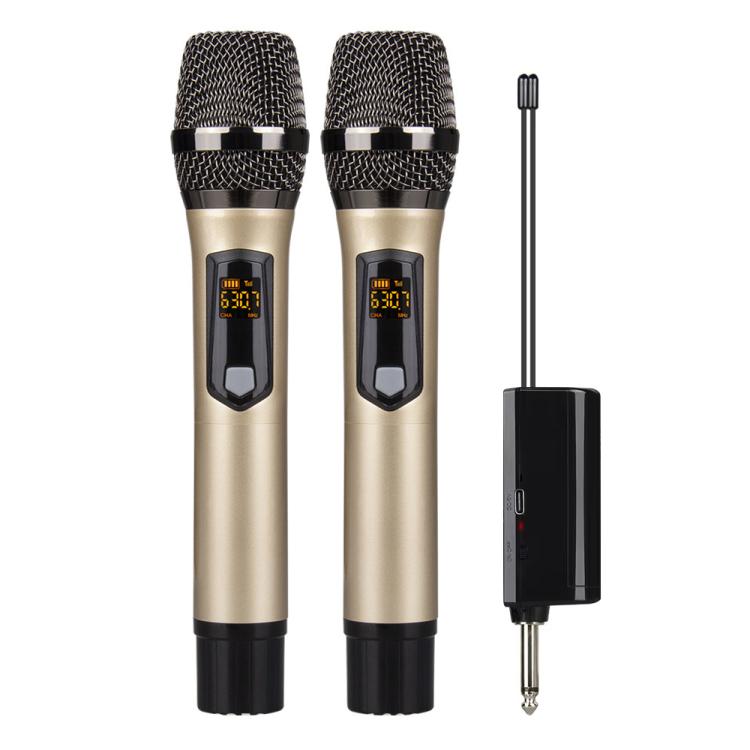 DEBRA A-25 UHF Wireless Rechargeable Microphone System for Stage KTV