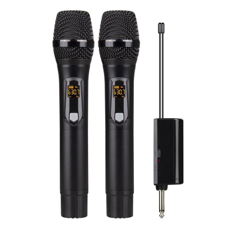 DEBRA A-25 UHF Wireless Rechargeable Microphone System for Stage KTV