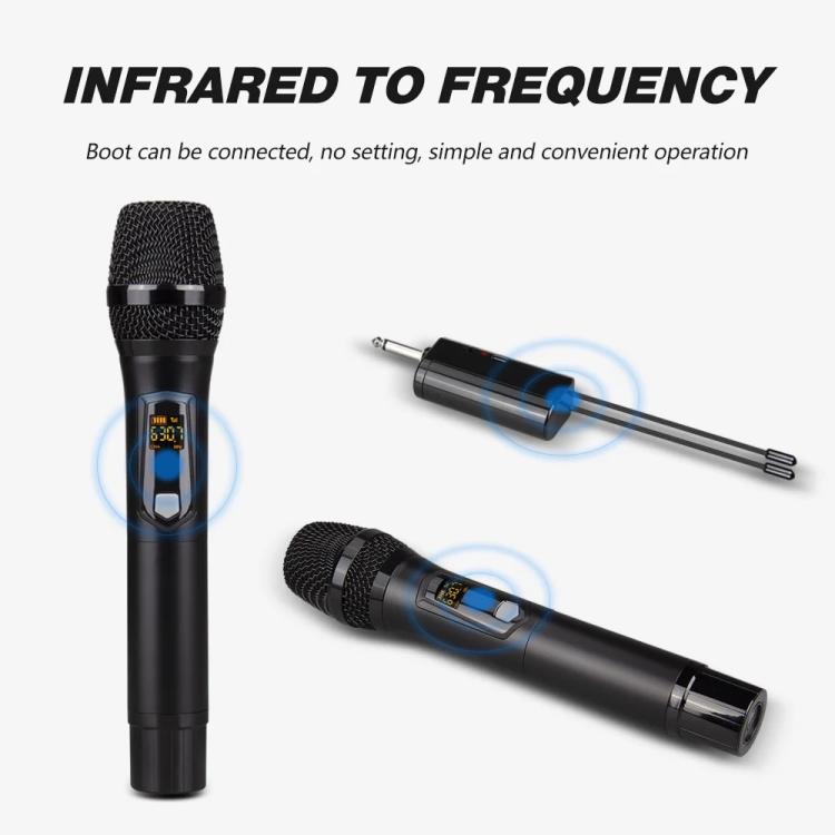 DEBRA A-25 UHF Wireless Rechargeable Microphone System for Stage KTV