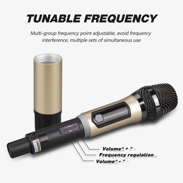 DEBRA A-25 UHF Wireless Rechargeable Microphone System for Stage KTV