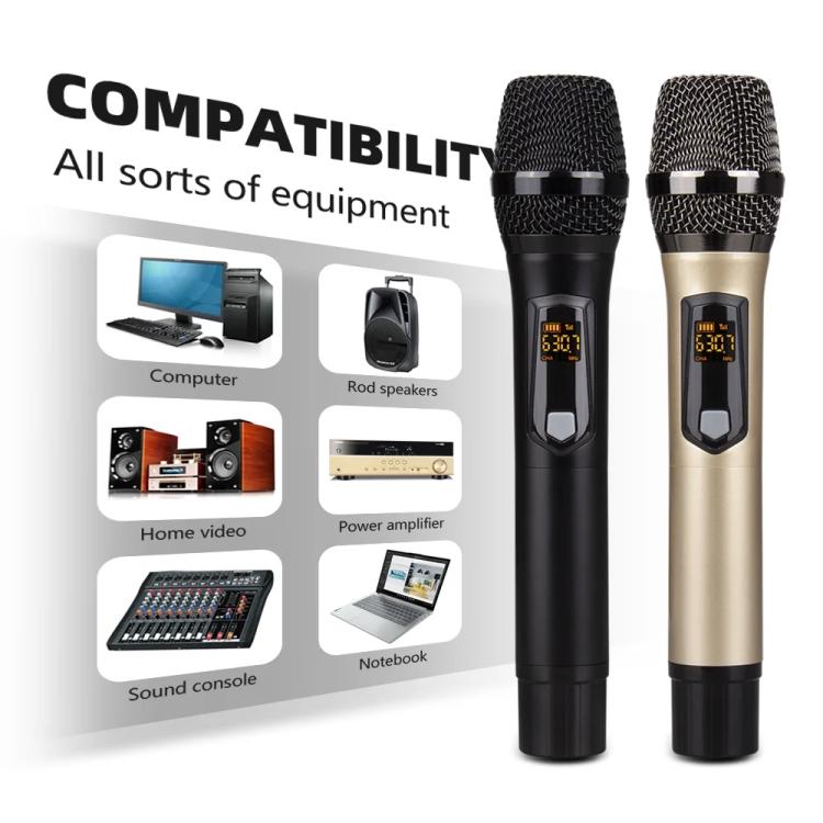 DEBRA A-25 UHF Wireless Rechargeable Microphone System for Stage KTV