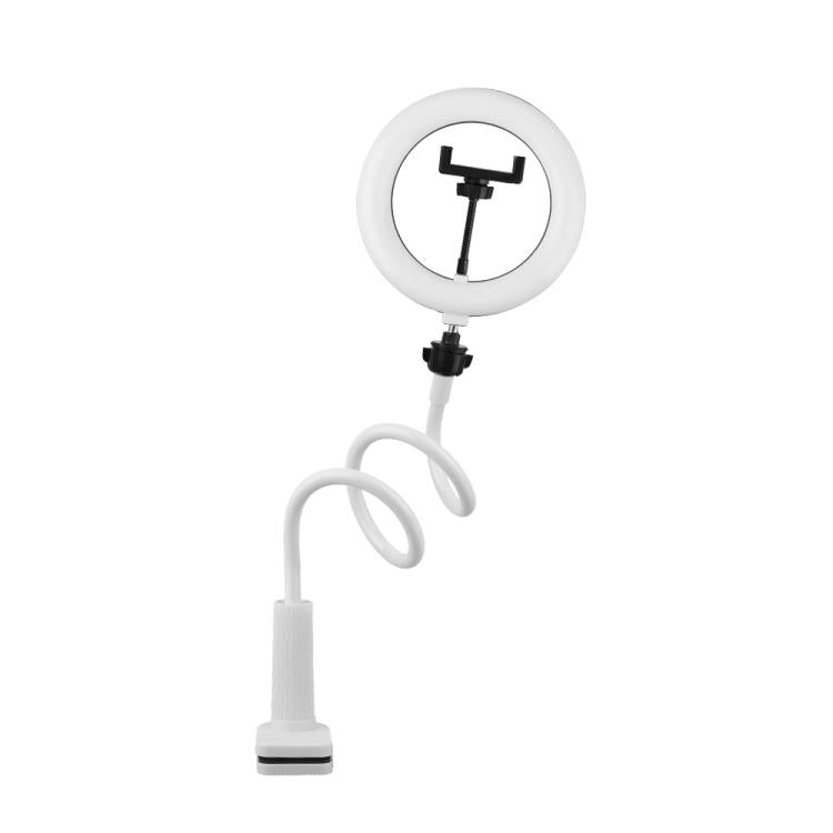 8 inch Striped Selfie Live Streaming Photography Lazy Stand LED Ring Fill Light Set