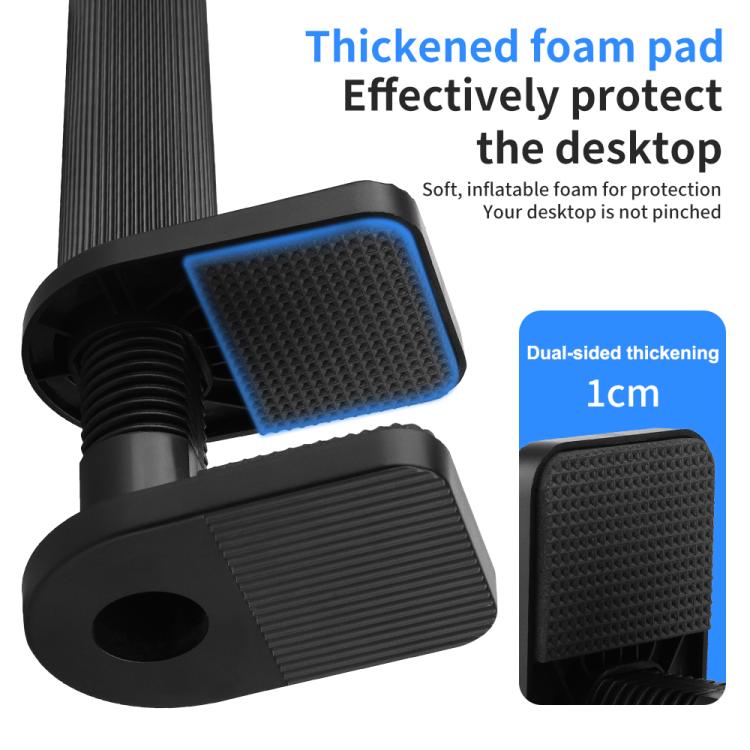 10 inch Striped Selfie Live Streaming Photography Lazy Stand LED Ring Fill Light Set