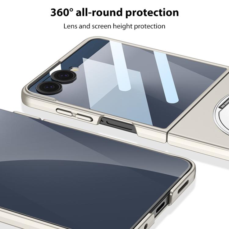GKK Integrated Ultra-thin Full Cover Phone Case with Rotating Bracket