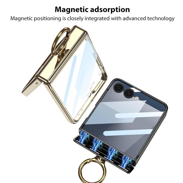 GKK Integrated Magnetic Hinge Phantom Phone Case with Rotating Bracket