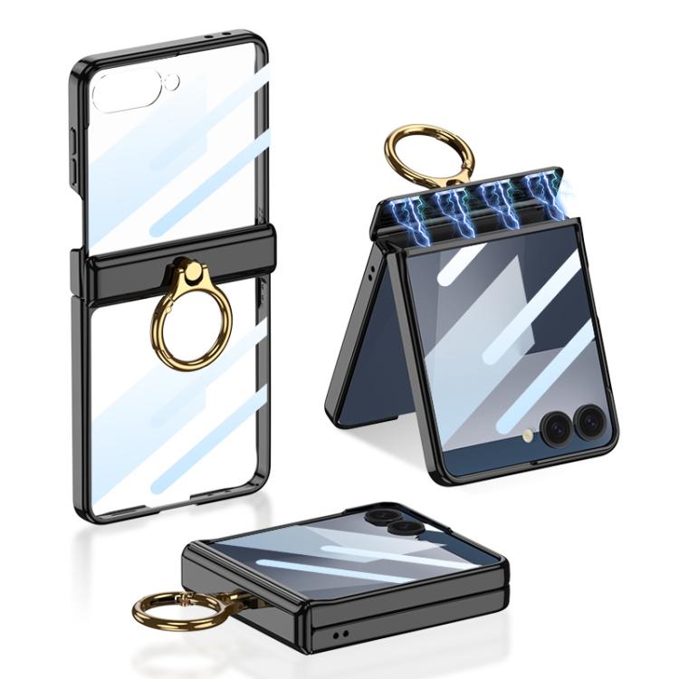 GKK Integrated  Magnetic Folding Phantom Rotary Phone Case with Ring Holder