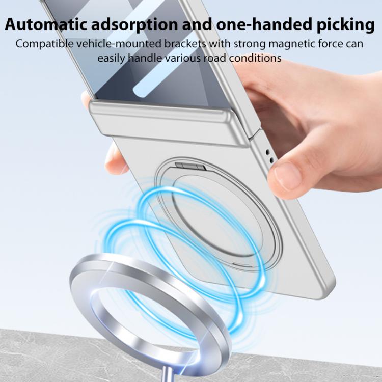 GKK Integrated Magnetic Folding Hinge Full Coverage Phone Case with Rotating Bracket