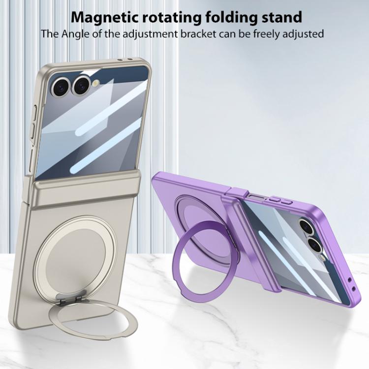 GKK Integrated Magnetic Folding Hinge Full Coverage Phone Case with Rotating Bracket