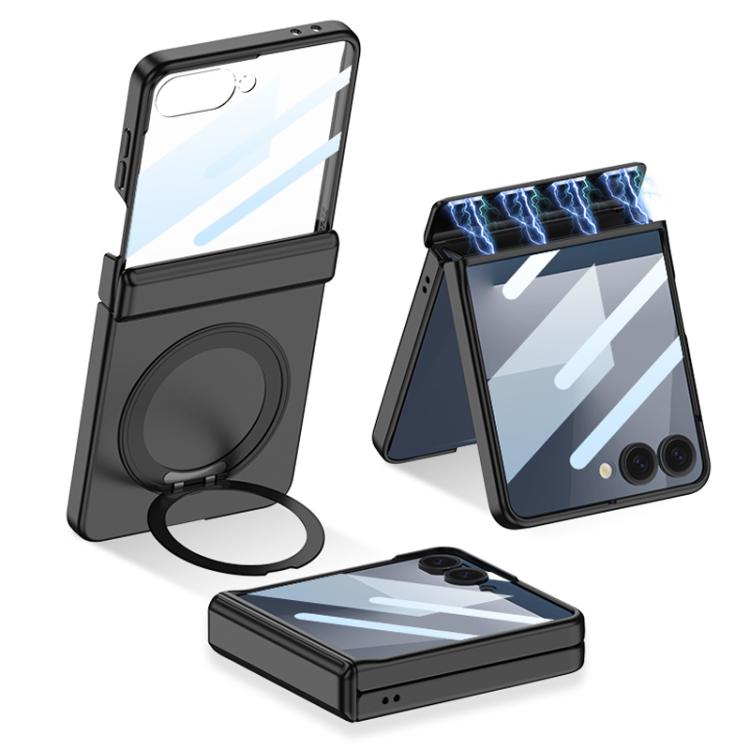 GKK Integrated Magnetic Folding Hinge Full Coverage Phone Case with Rotating Bracket