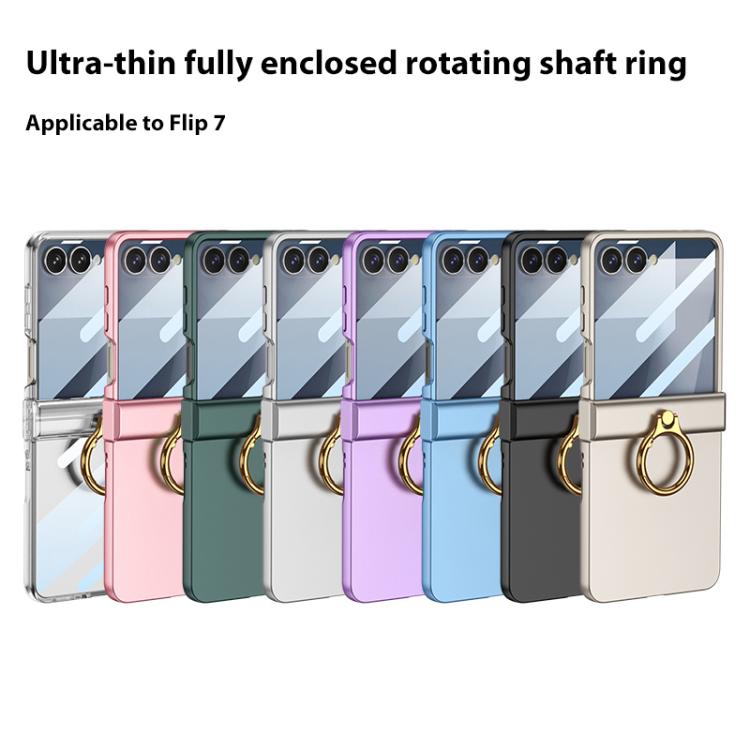 GKK Integrated Ultra-thin Hinge Full Coverage Phone Case with Ring