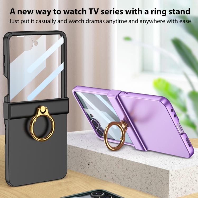 GKK Integrated Ultra-thin Hinge Full Coverage Phone Case with Ring