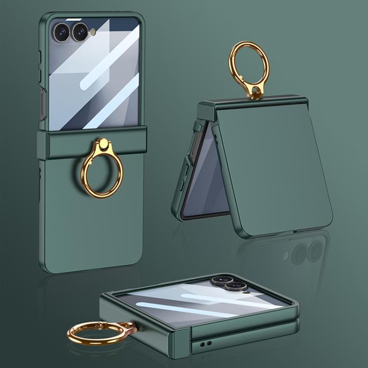 GKK Integrated Ultra-thin Hinge Full Coverage Phone Case with Ring