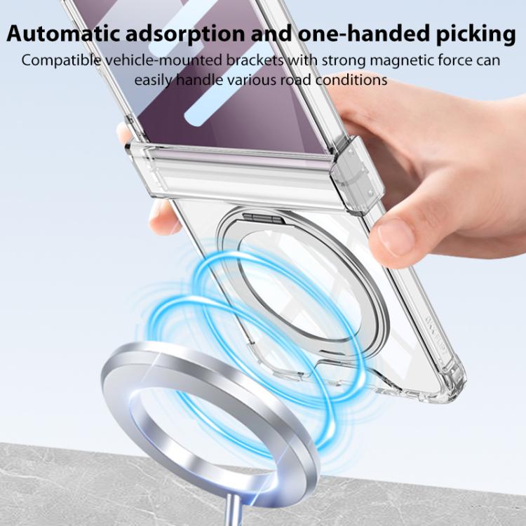 GKK Integrated Airbag Hinge Full Coverage Phone Case with Magnetic Rotation Bracket