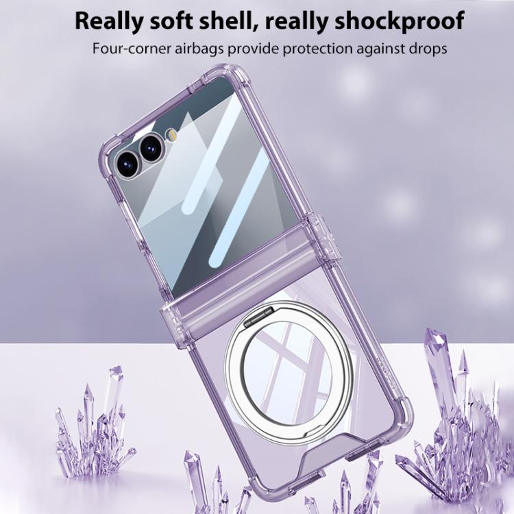 GKK Integrated Airbag Hinge Full Coverage Phone Case with Magnetic Rotation Bracket