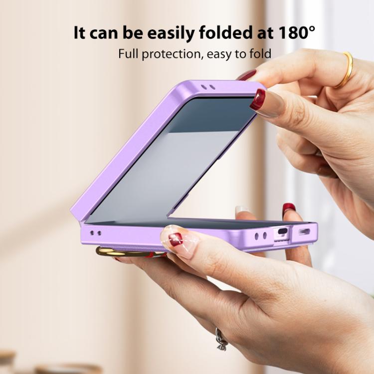 GKK Integrated Ultra-thin Leather Card Slots Phone Case with Ring Holder