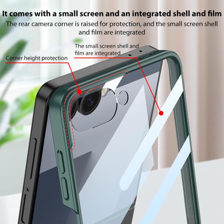 GKK Integrated Ultra-thin Plain Leather Phone Case with Z Ring