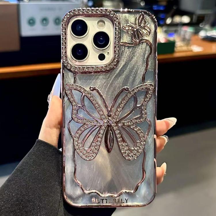 Butterfly Electroplating TPU Phone Case with Epoxy Cardboard
