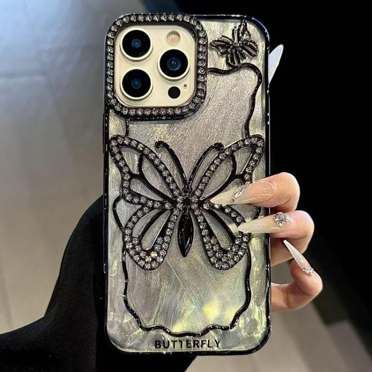 Butterfly Electroplating TPU Phone Case with Epoxy Cardboard