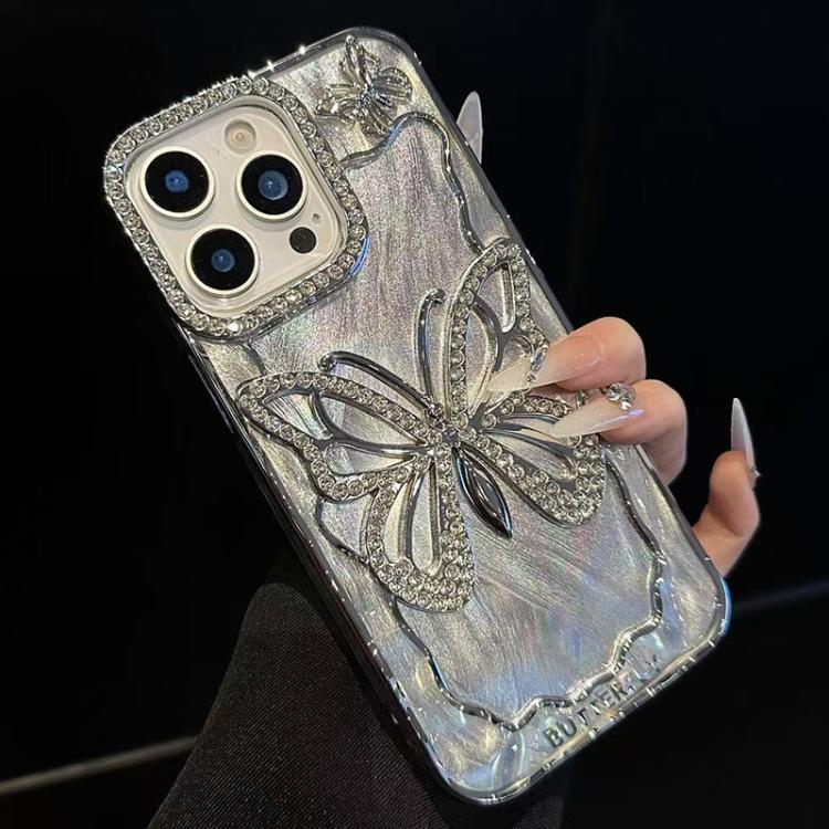 Butterfly Electroplating TPU Phone Case with Epoxy Cardboard