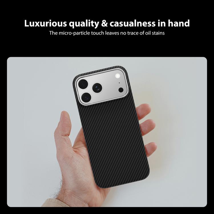 600D Fine Grain Series Carbon Fiber MagSafe Phone Case