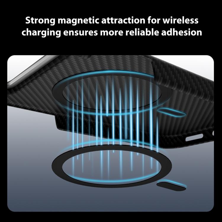 600D Fine Grain Series Carbon Fiber MagSafe Phone Case