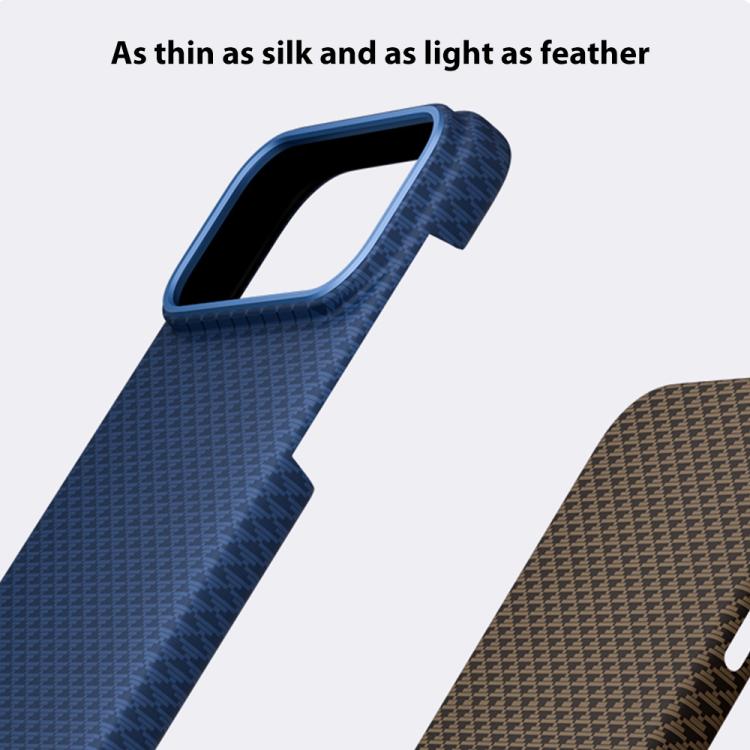 Metal Frame Nanofiber MagSafe Magnetic Phone Case