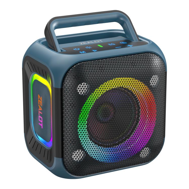 Zealot PT01 30W Portable Outdoor IPX6 RGB Stereo Bluetooth Speaker
