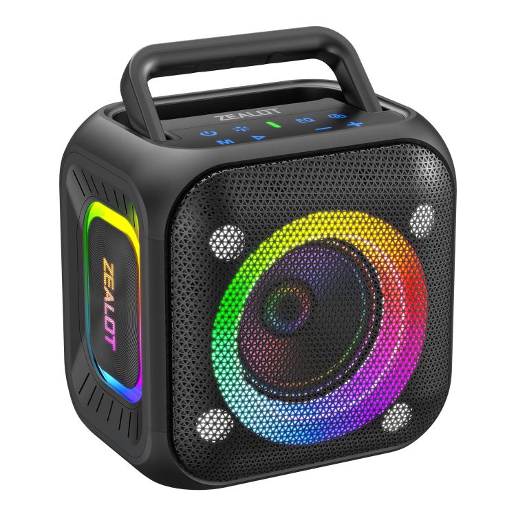Zealot PT01 30W Portable Outdoor IPX6 RGB Stereo Bluetooth Speaker