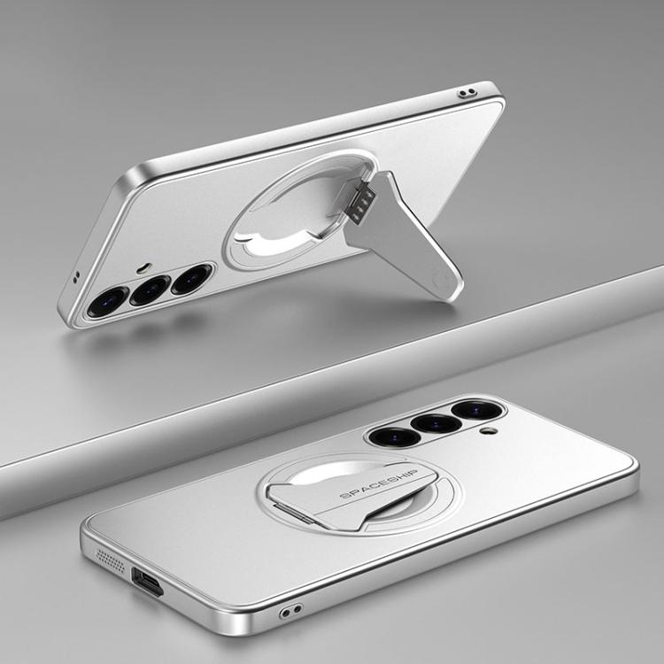Spaceship MagSafe Folding Holder Phone Case, For Samsung Galaxy S26+ 5G, For Samsung Galaxy S26 Ultra 5G, For Samsung Galaxy S26 5G, For Samsung Galaxy S25 Edge 5G, For Samsung Galaxy S25 5G, For Samsung Galaxy S25+ 5G, For Samsung Galaxy S25 Ultra 5G